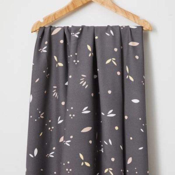 mind the Maker - ECOVERO™ Viskose - Vera Crepe - Petal - Calm Grey